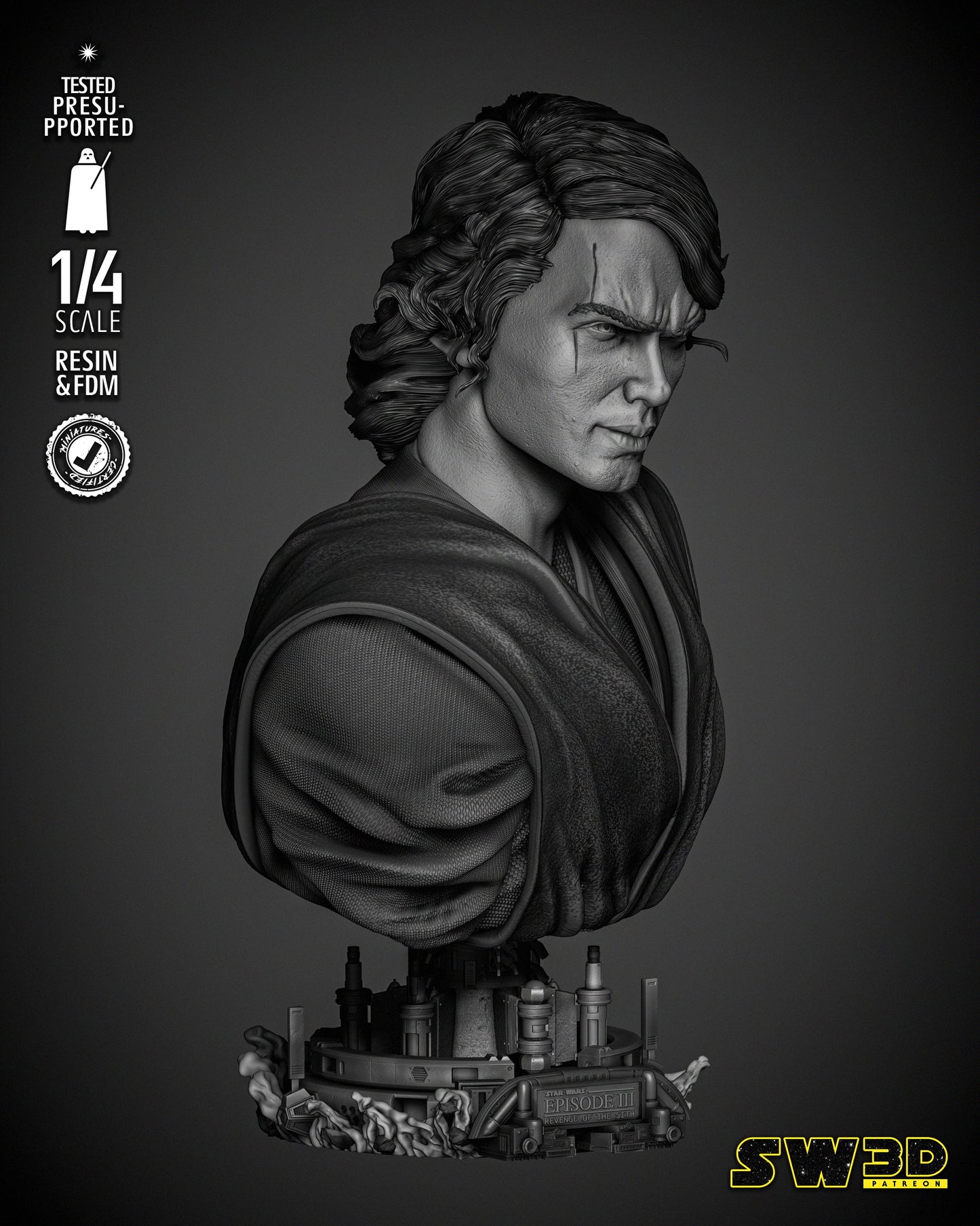 Anakin Skywalker Portrait Bust 093024