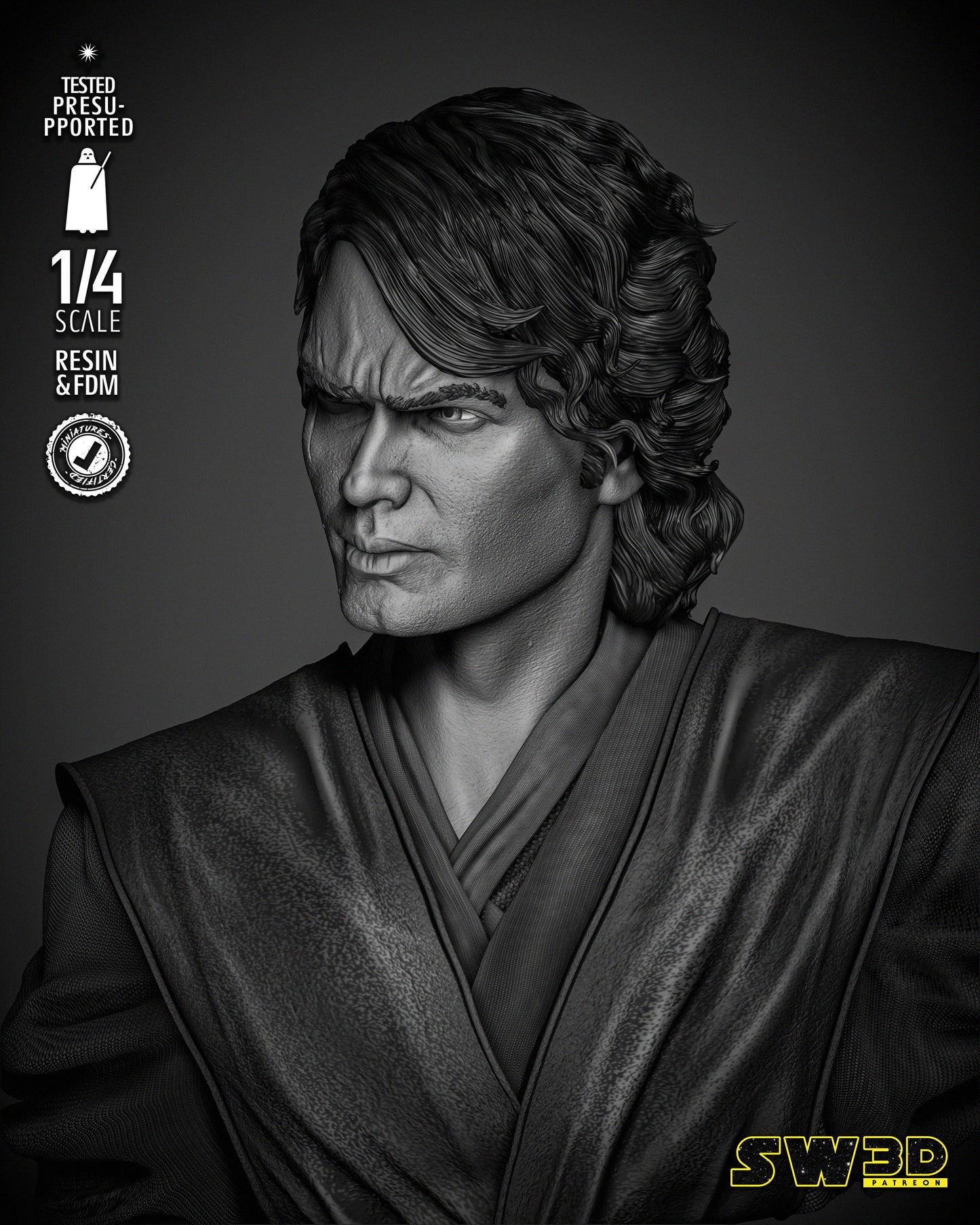 Anakin Skywalker Portrait Bust 093024