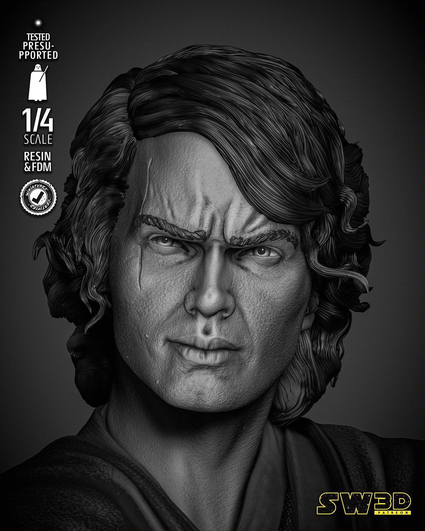 Anakin Skywalker Portrait Bust 093024