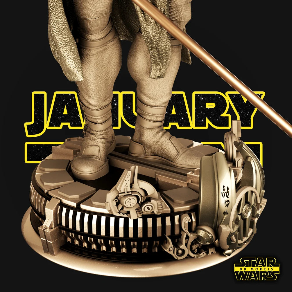 Darth Malak Sculpture - Star Wars 3D Models