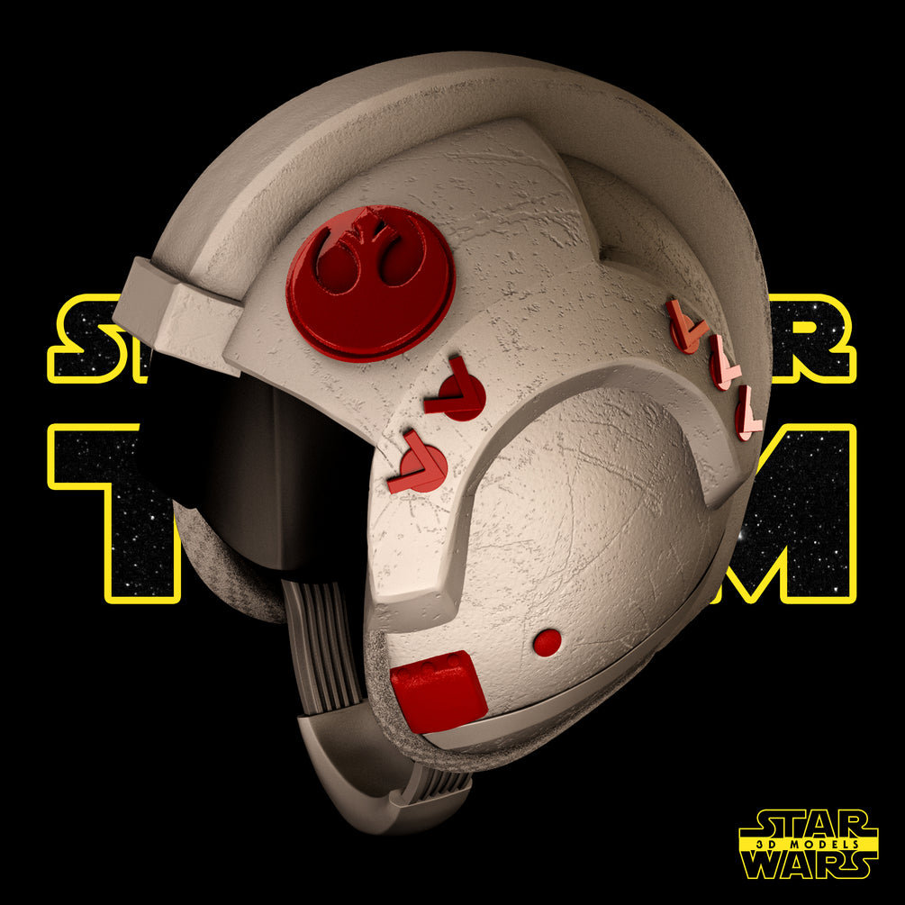 Luke and Leia Helmet - Star Wars 3D Models