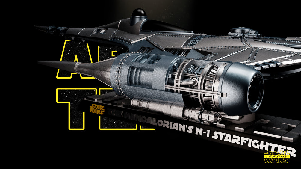N-1 Starfighter Mando - Star Wars 3D Models