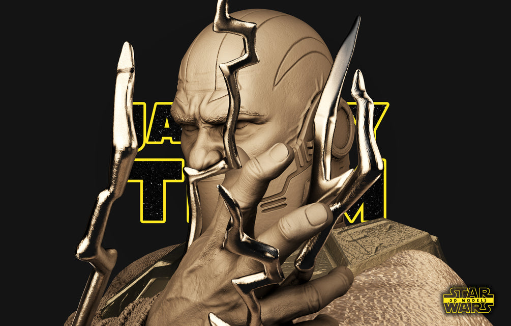 Darth Malak Bust - Star Wars 3D Models