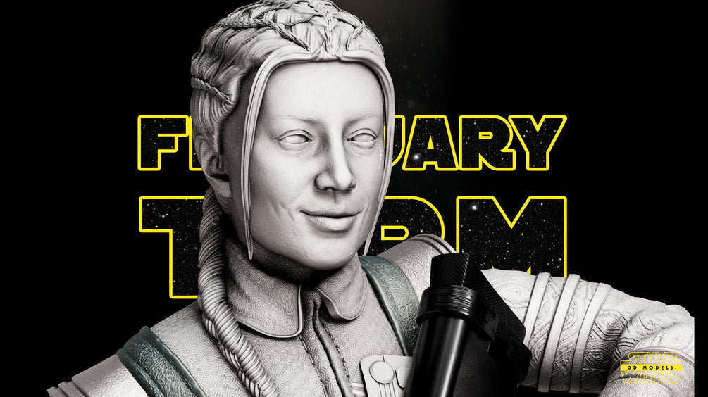 Fennec Shand Sculpture - Star Wars 3D Models