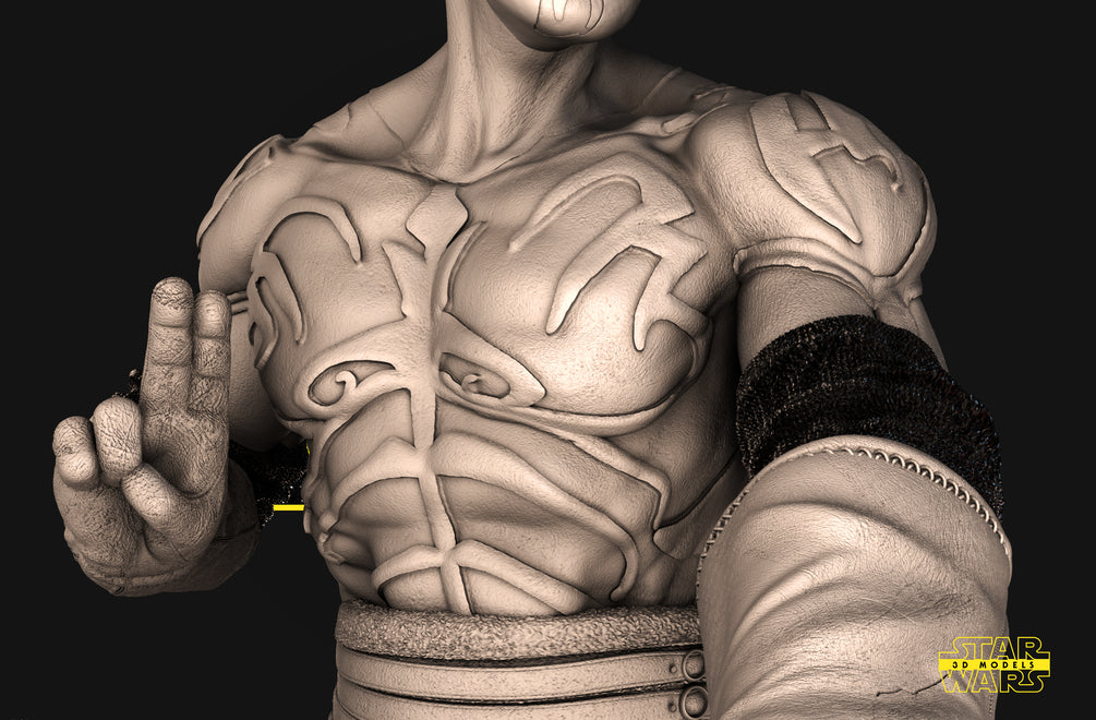 Darth Maul Sculpture - Star Wars 3D Models