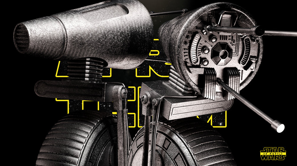 D-0 Droid - Star Wars 3D Models