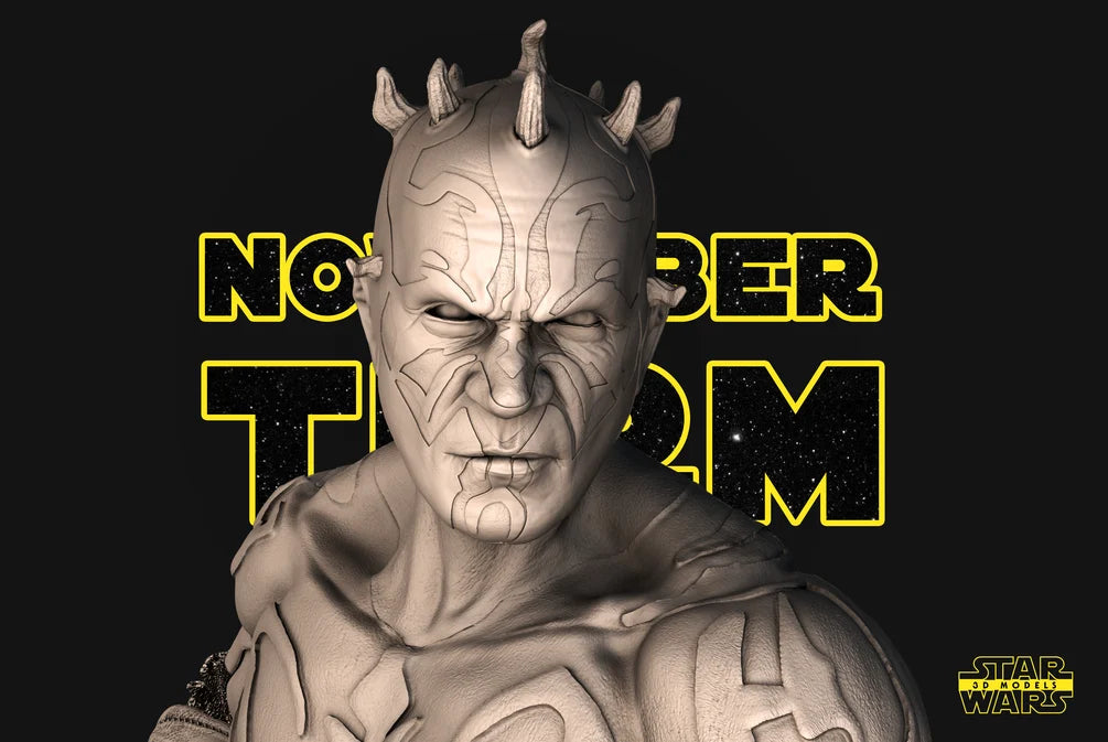 Darth Maul Sculpture - Star Wars 3D Models