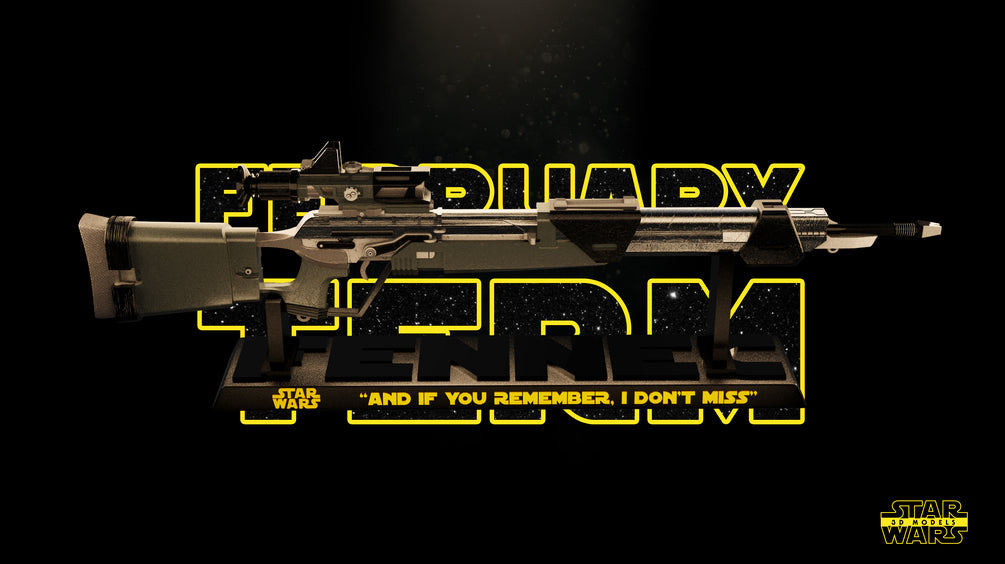 Fennec Shand Sniper - Star Wars 3D Models