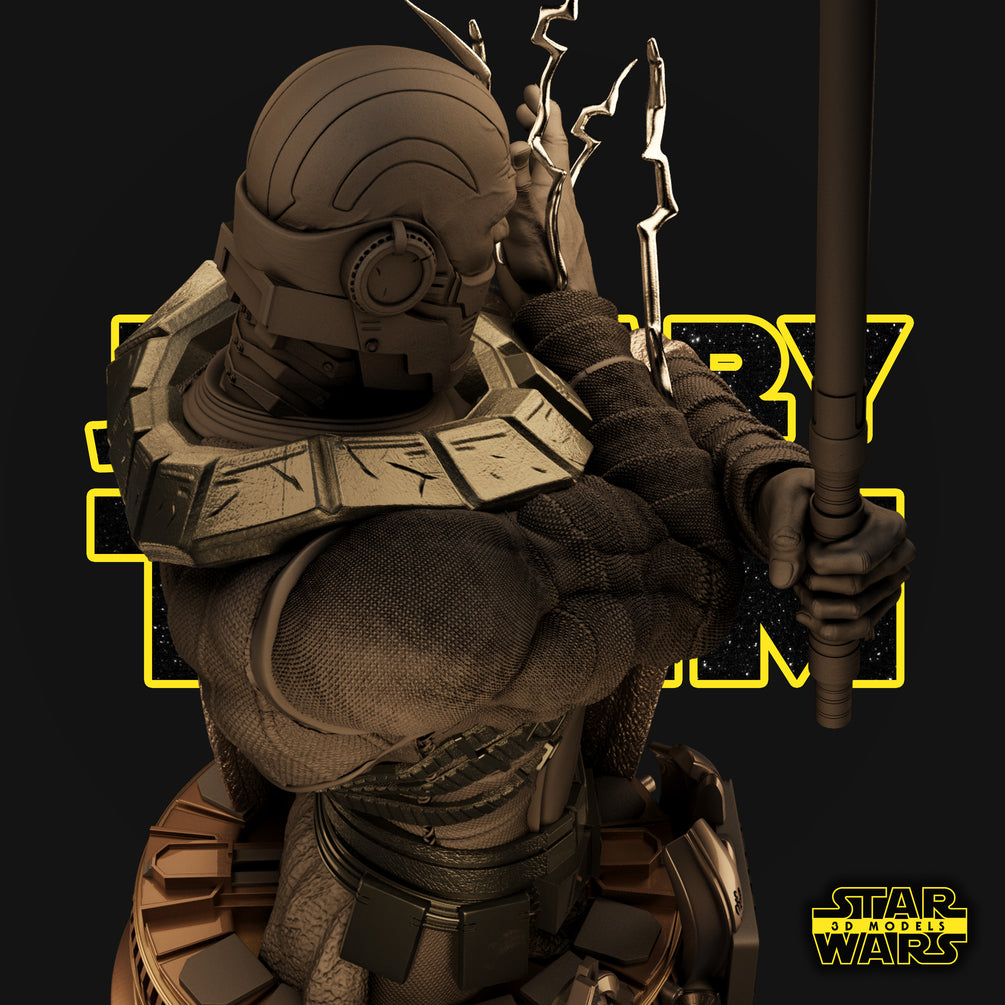Darth Malak Bust - Star Wars 3D Models
