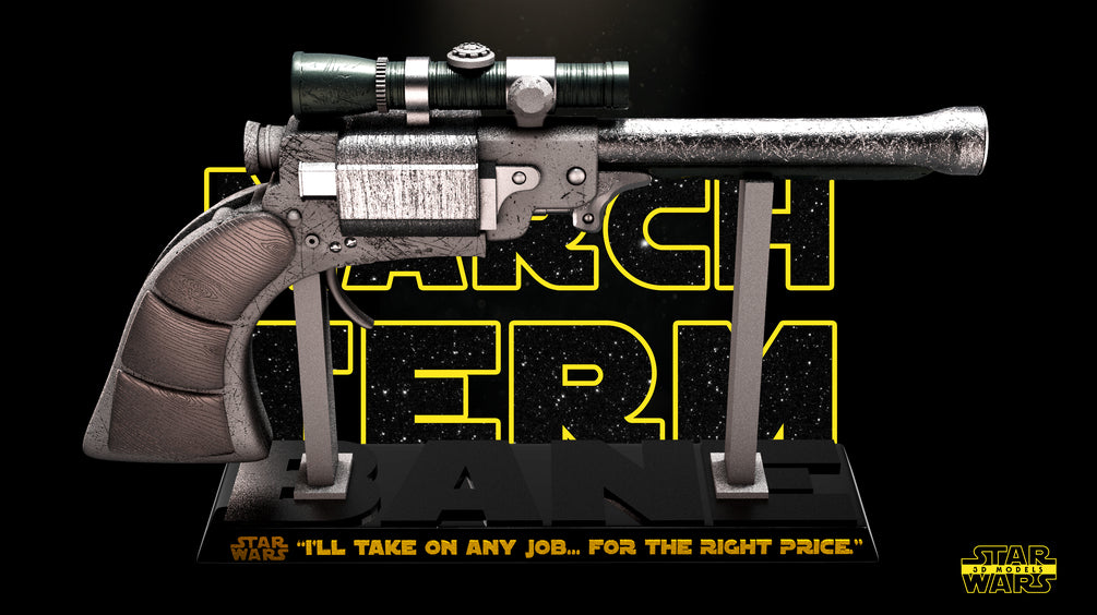 Cad Bane Blasters LL-30 #2 - Star Wars 3D Models