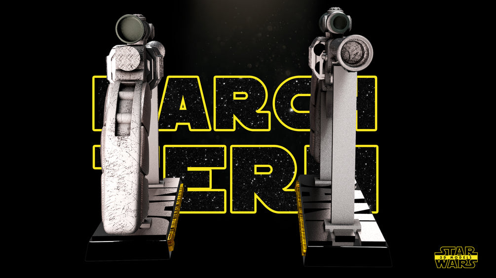 Cad Bane Blasters LL-30 #2 - Star Wars 3D Models