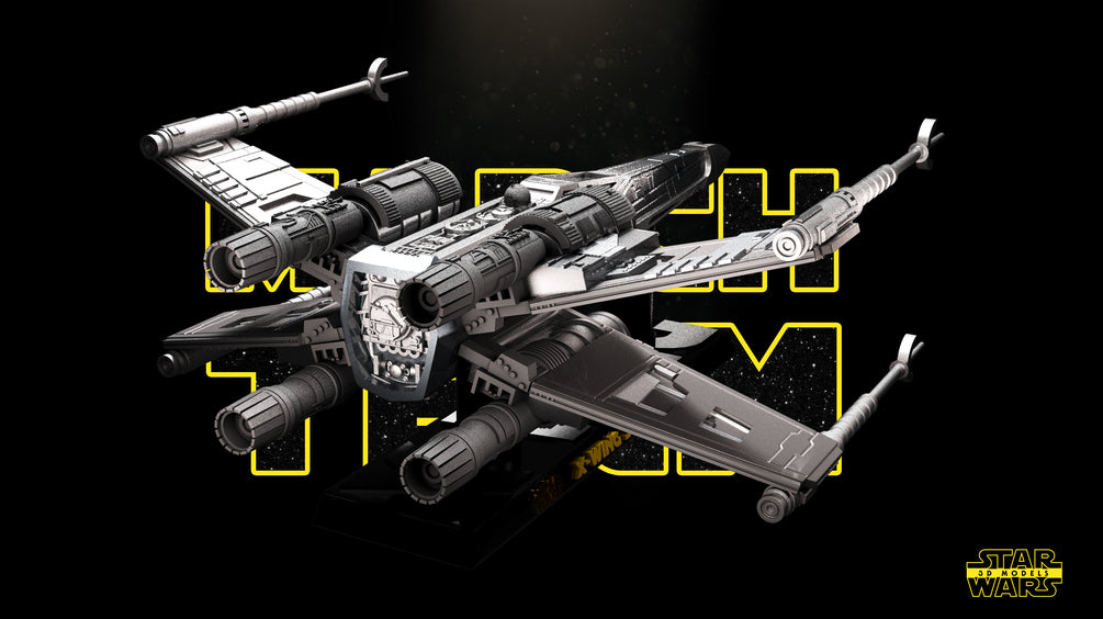X-Wing - Star Wars 3D Models