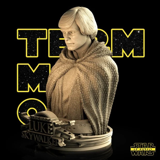 Luke Bust - Star Wars 3D Model