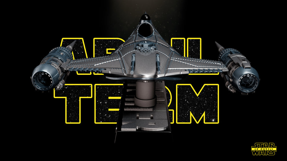 N-1 Starfighter Mando - Star Wars 3D Models