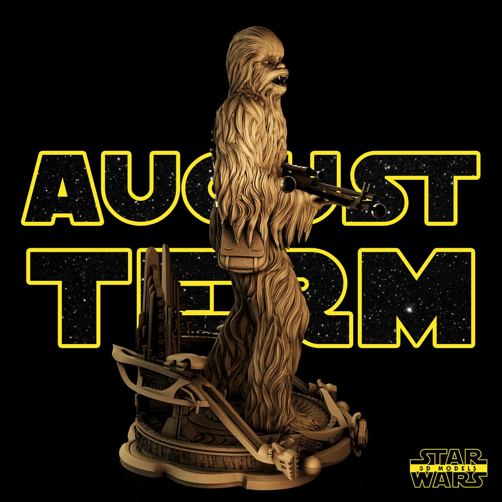 Chewbacca Sculpture - Star Wars 3D Models