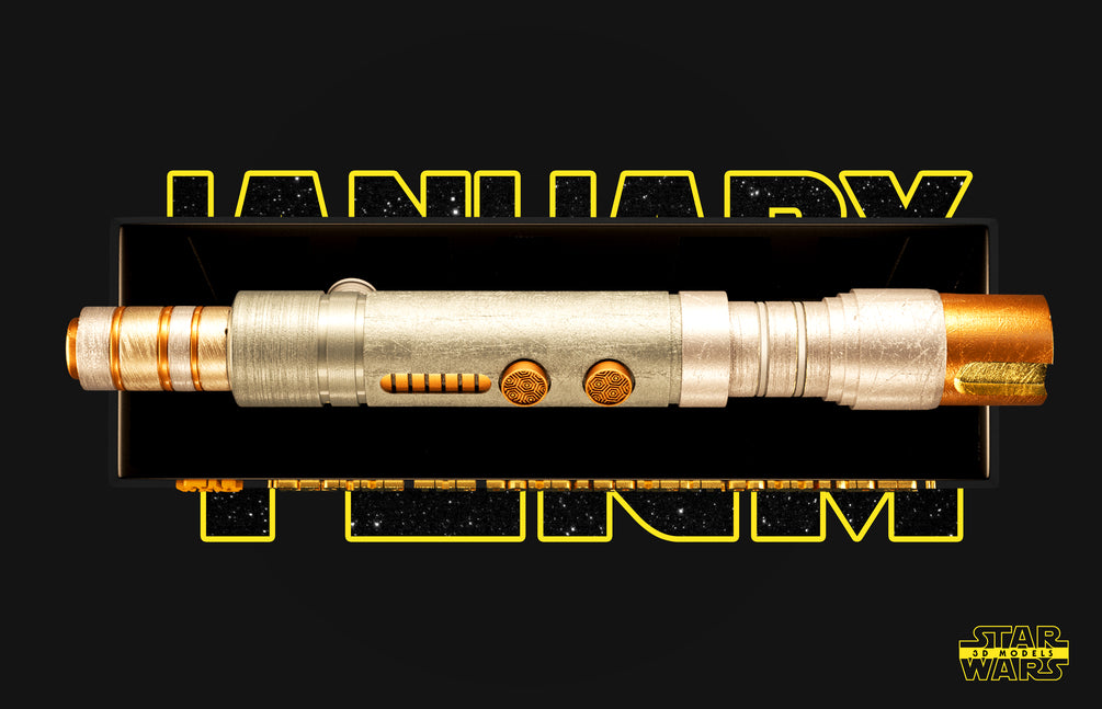Darth Malak Lightsaber Sculpture - Star Wars 3D Models