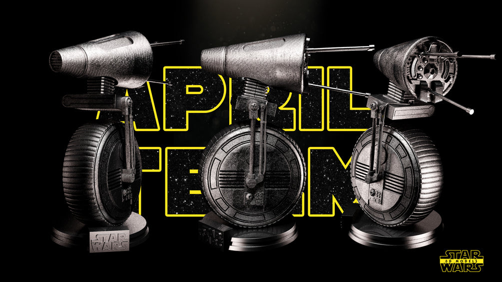D-0 Droid - Star Wars 3D Models