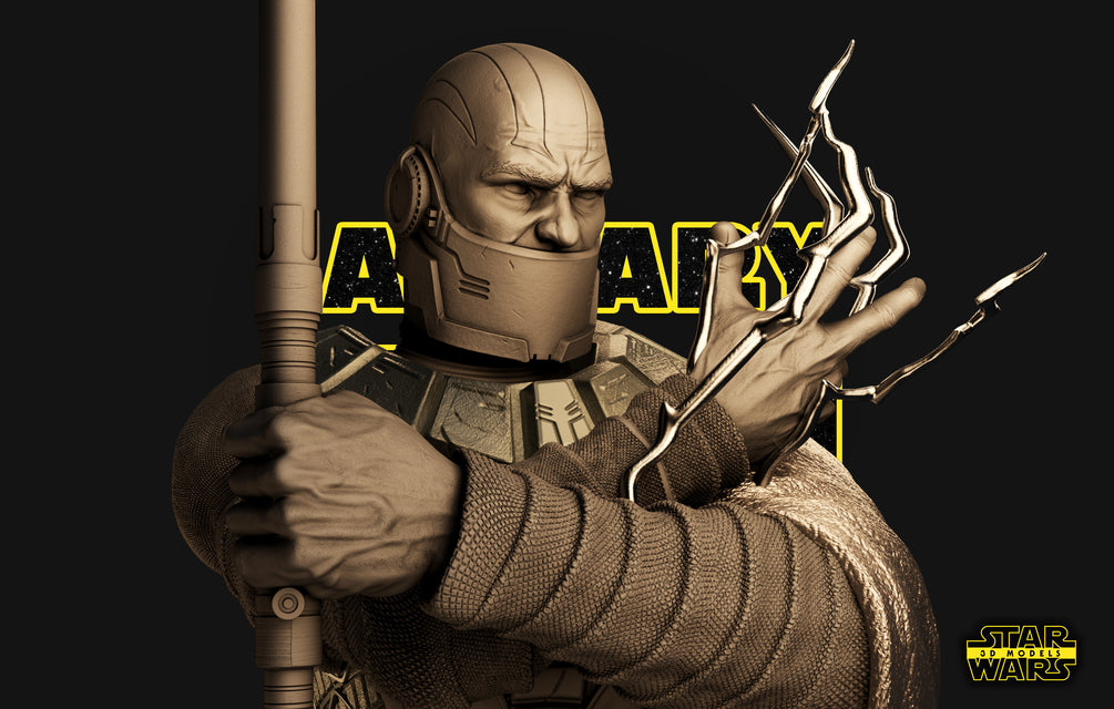 Darth Malak Bust - Star Wars 3D Models