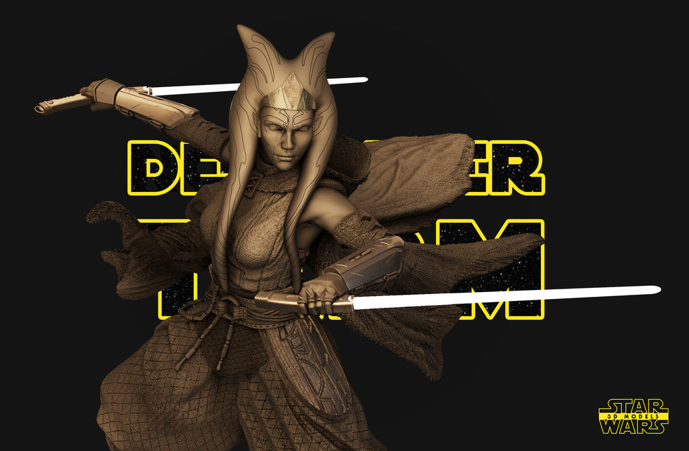 Ahsoka Sculpture - Star Wars 3D Models