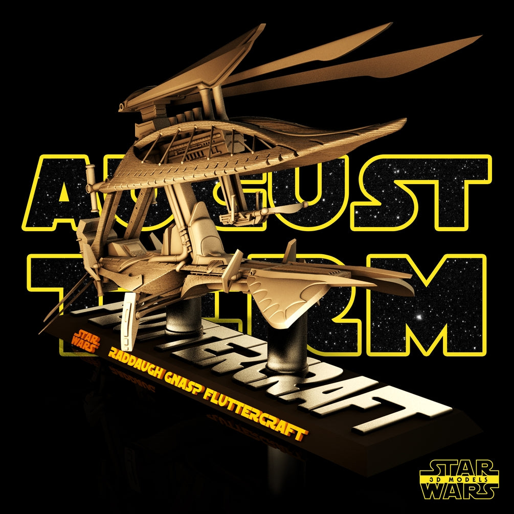 Raddaugh Gnasp Fluttercraft - Star Wars 3D Models