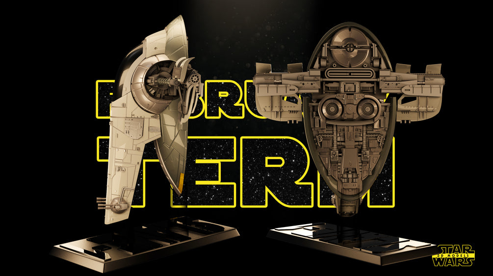 Slave 1 - Star Wars 3D Models