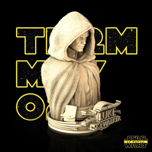 Luke Bust - Star Wars 3D Model