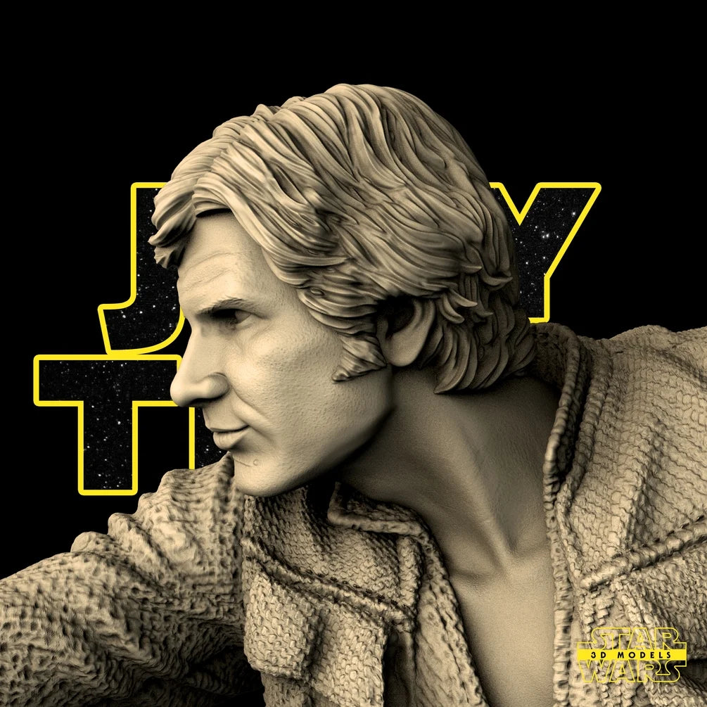 Han Solo Sculpture - Star Wars 3D Models