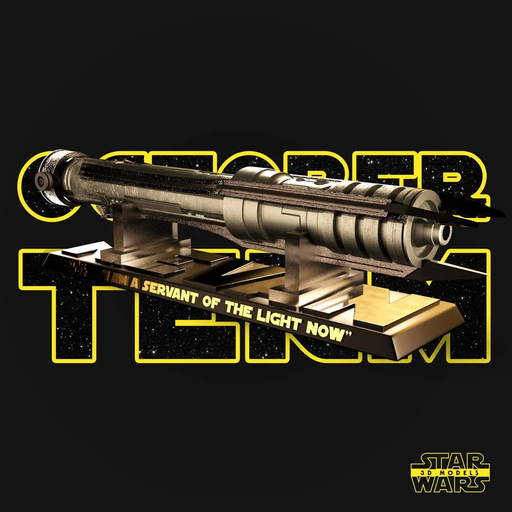 Darth Revan Lightsabers Sculptures - Star Wars 3D Models