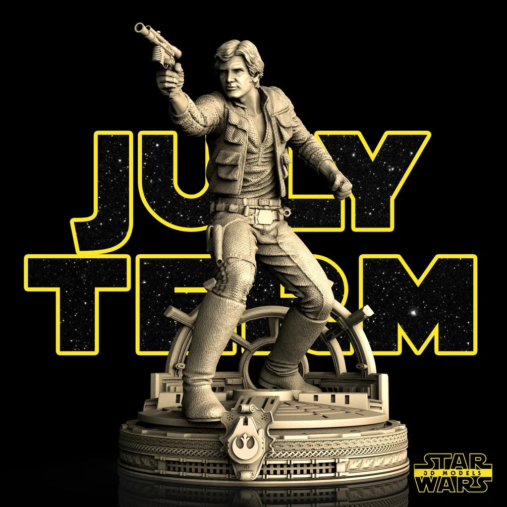 Han Solo Sculpture - Star Wars 3D Models