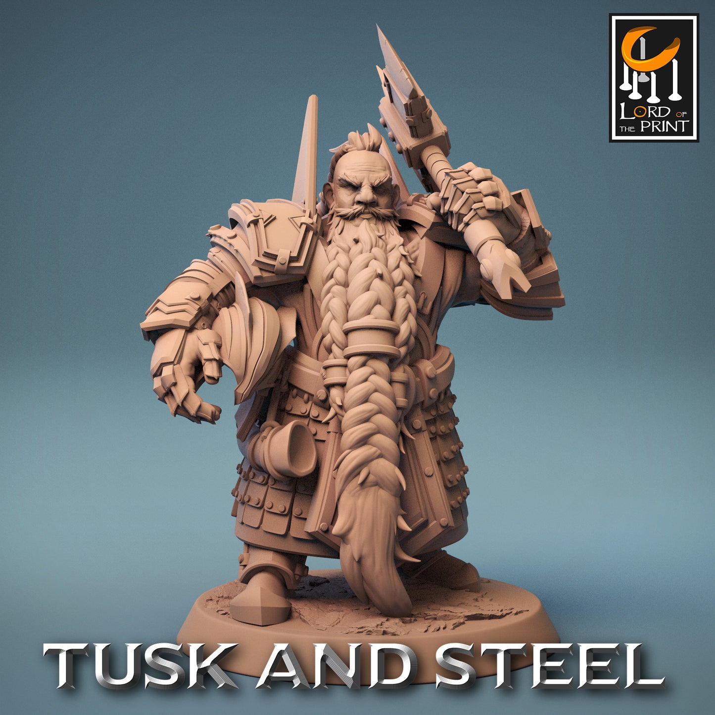 Tusk & Steel Dwarf Soldier Axe Stance