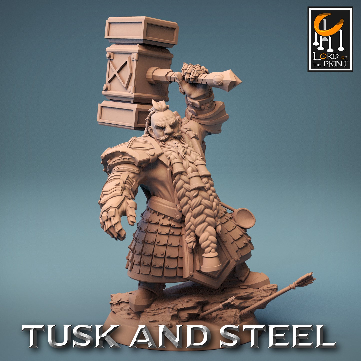 Tusk & Steel Dwarf Soldier Hammer Load A