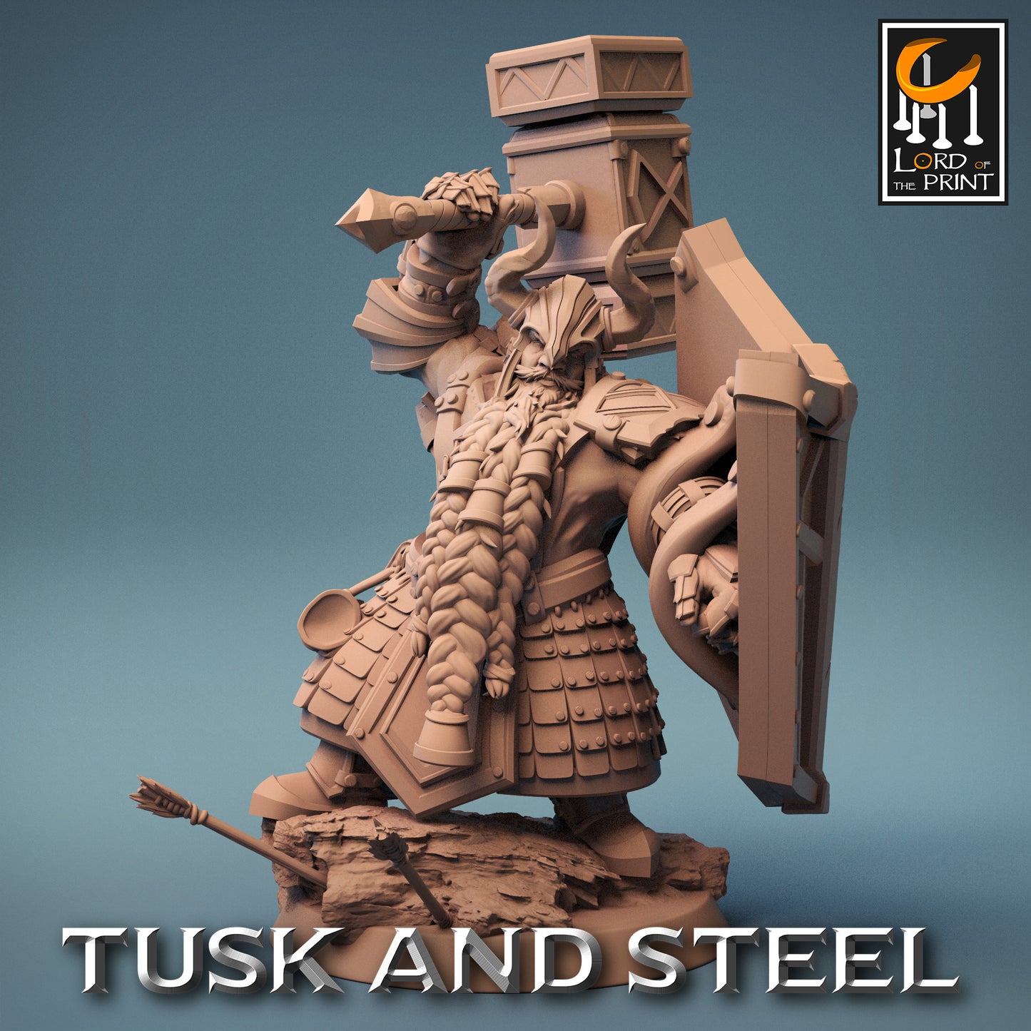 Tusk & Steel Dwarf Soldier Hammer Load  B