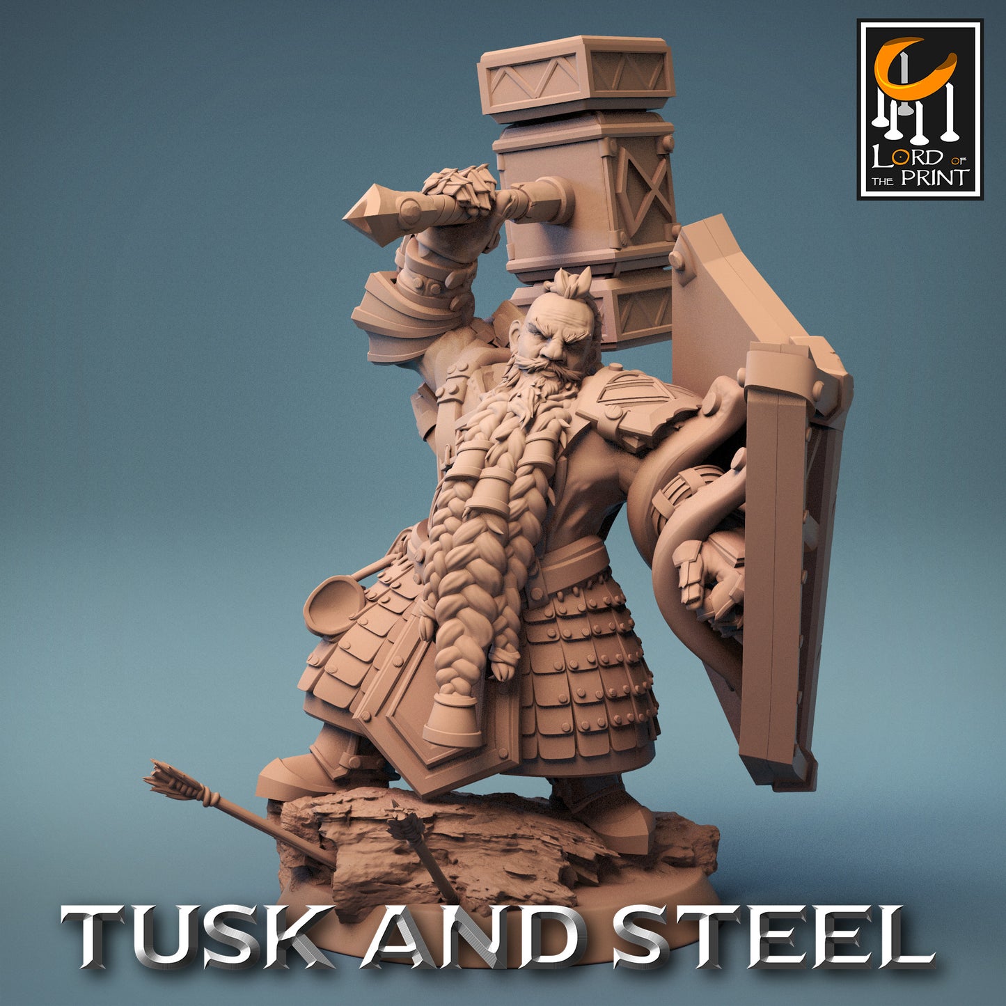 Tusk & Steel Dwarf Soldier Hammer Load  B