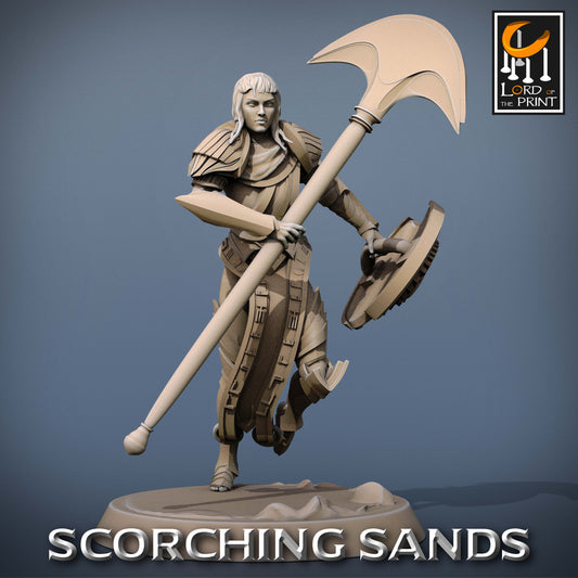 Scorching Sands: Egyptian Soldier Axe Run