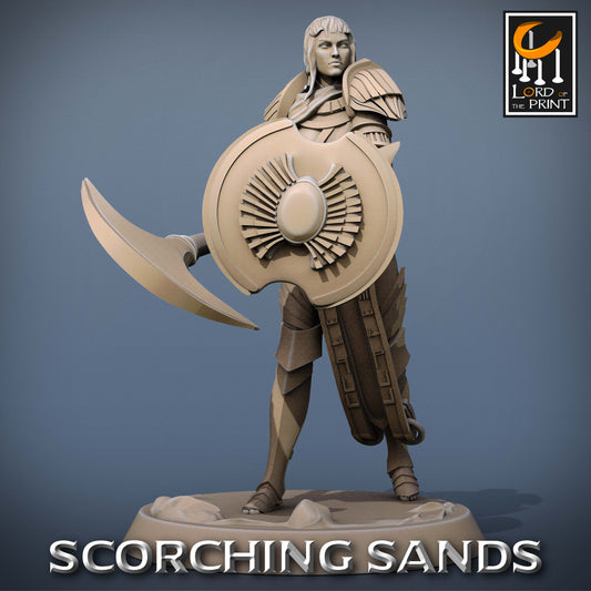 Scorching Sands: Egyptian Soldier Axe Walk