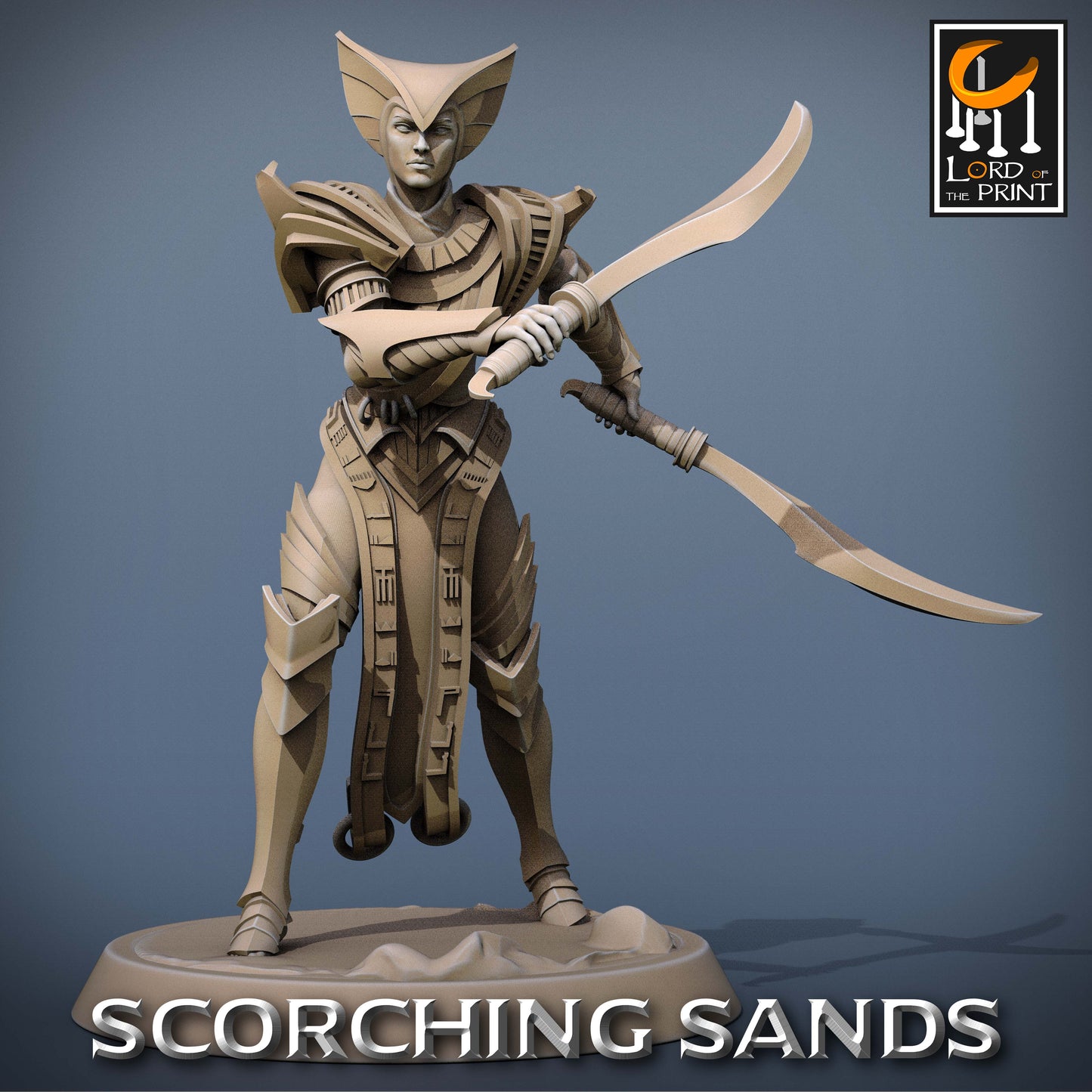 Scorching Sands: Egyptian Soldier Khopesh Attack