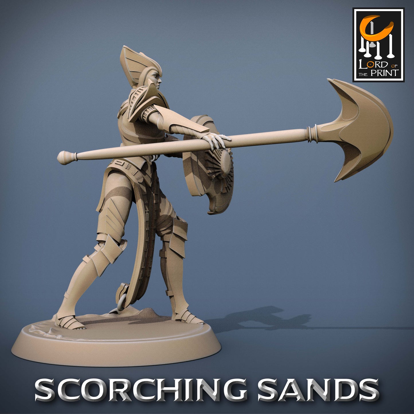 Scorching Sands: Egyptian Soldier Axe Attack