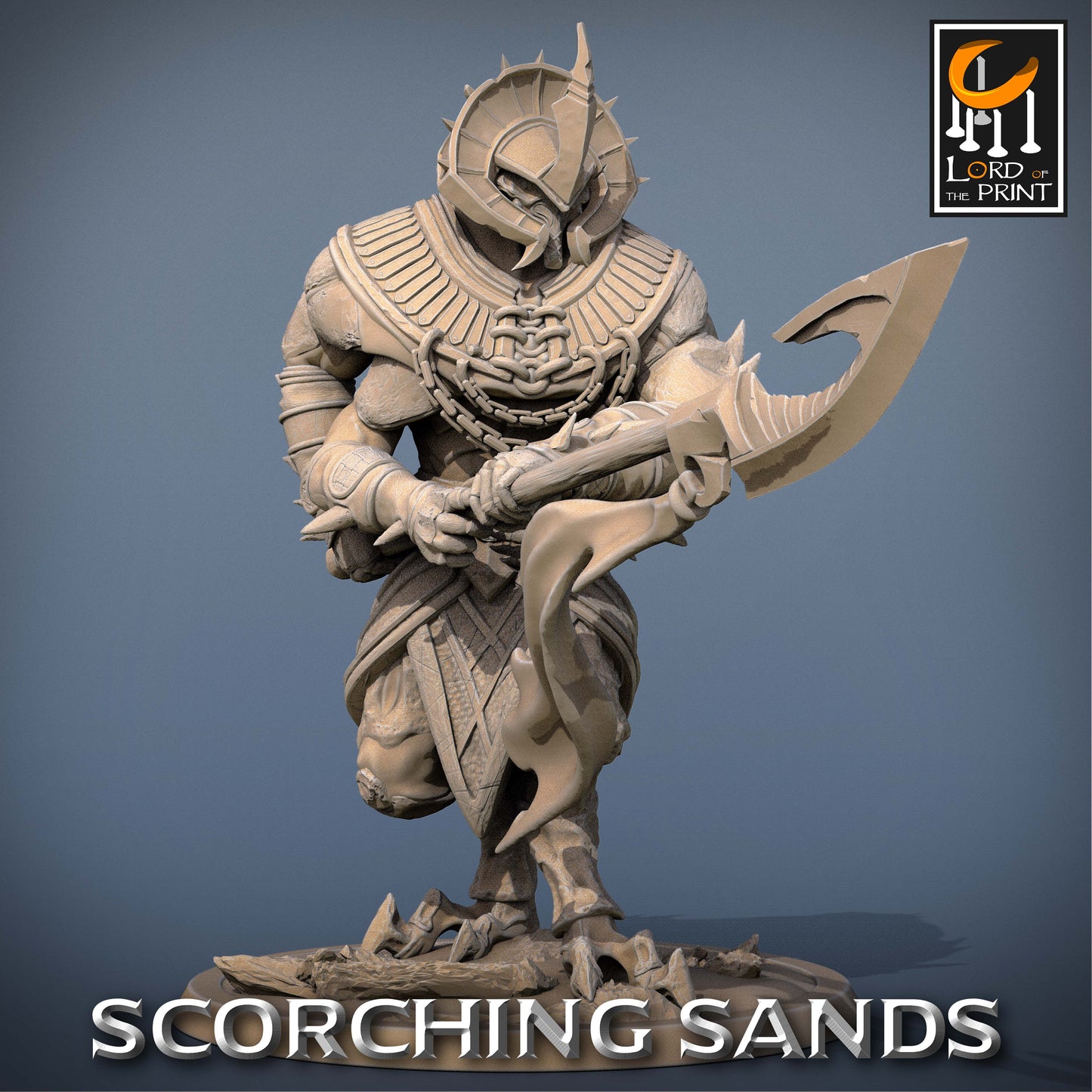 Scorching Sands: Locust Guard Spear Attack