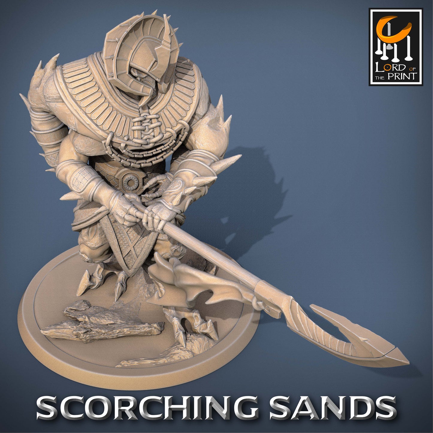 Scorching Sands: Locust Guard Spear Attack