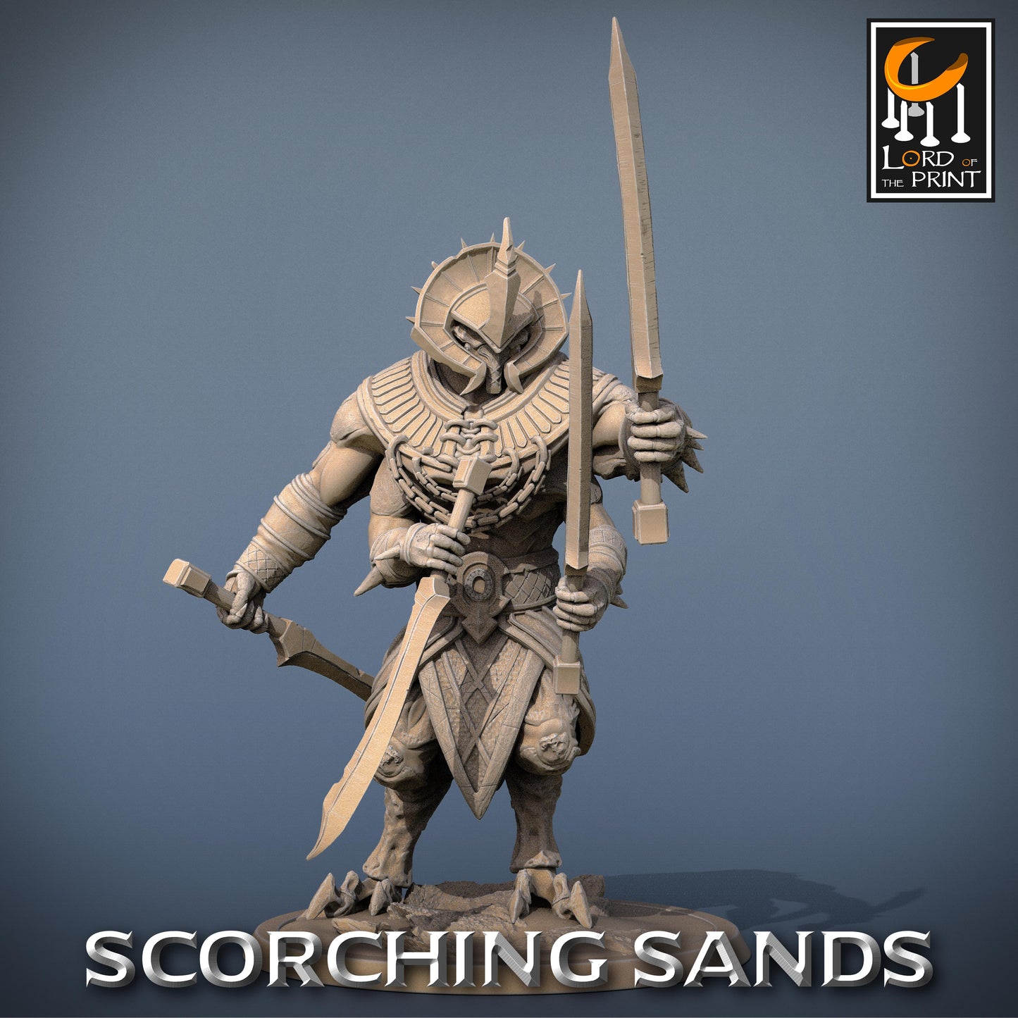 Scorching Sands: Locust Guard Sword Attack