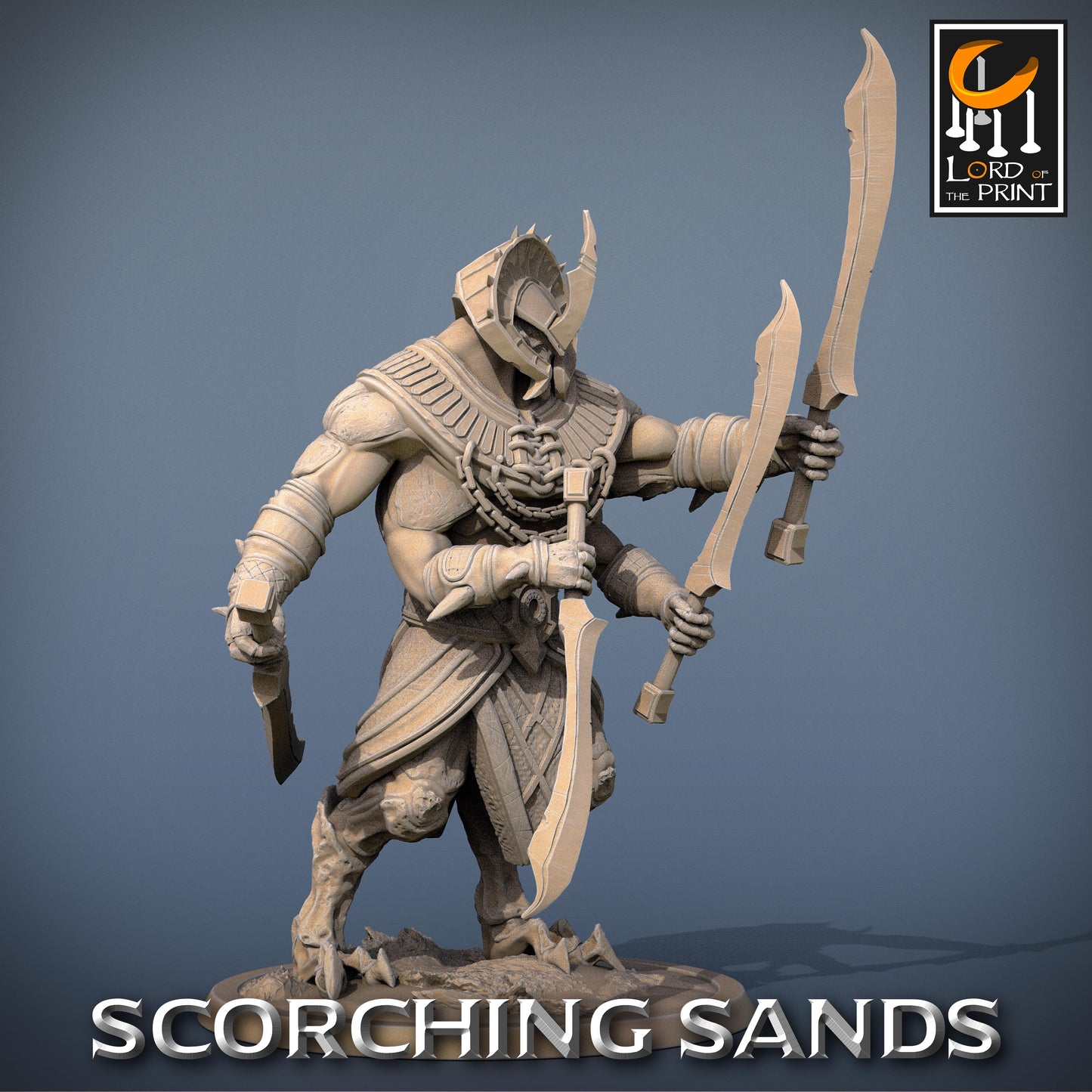 Scorching Sands: Locust Guard Sword Attack