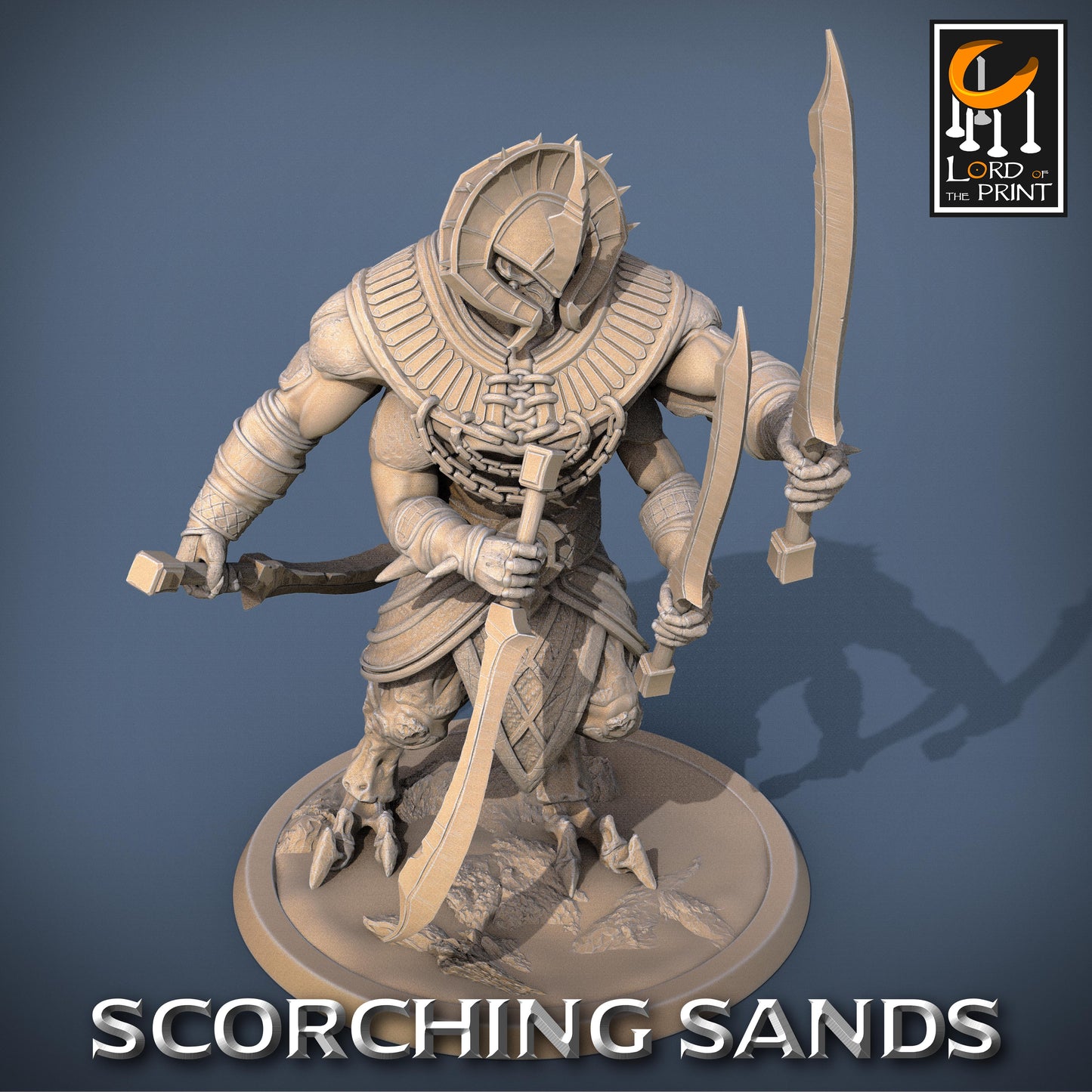 Scorching Sands: Locust Guard Sword Attack