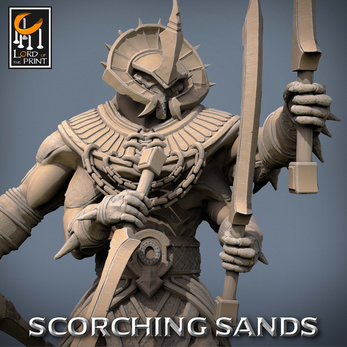 Scorching Sands: Locust Guard Sword Attack