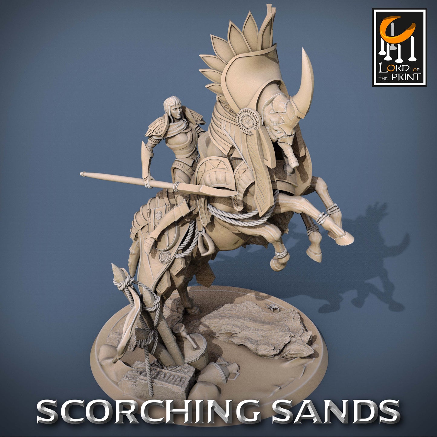 Scorching Sands: Egyptian Mount Lance