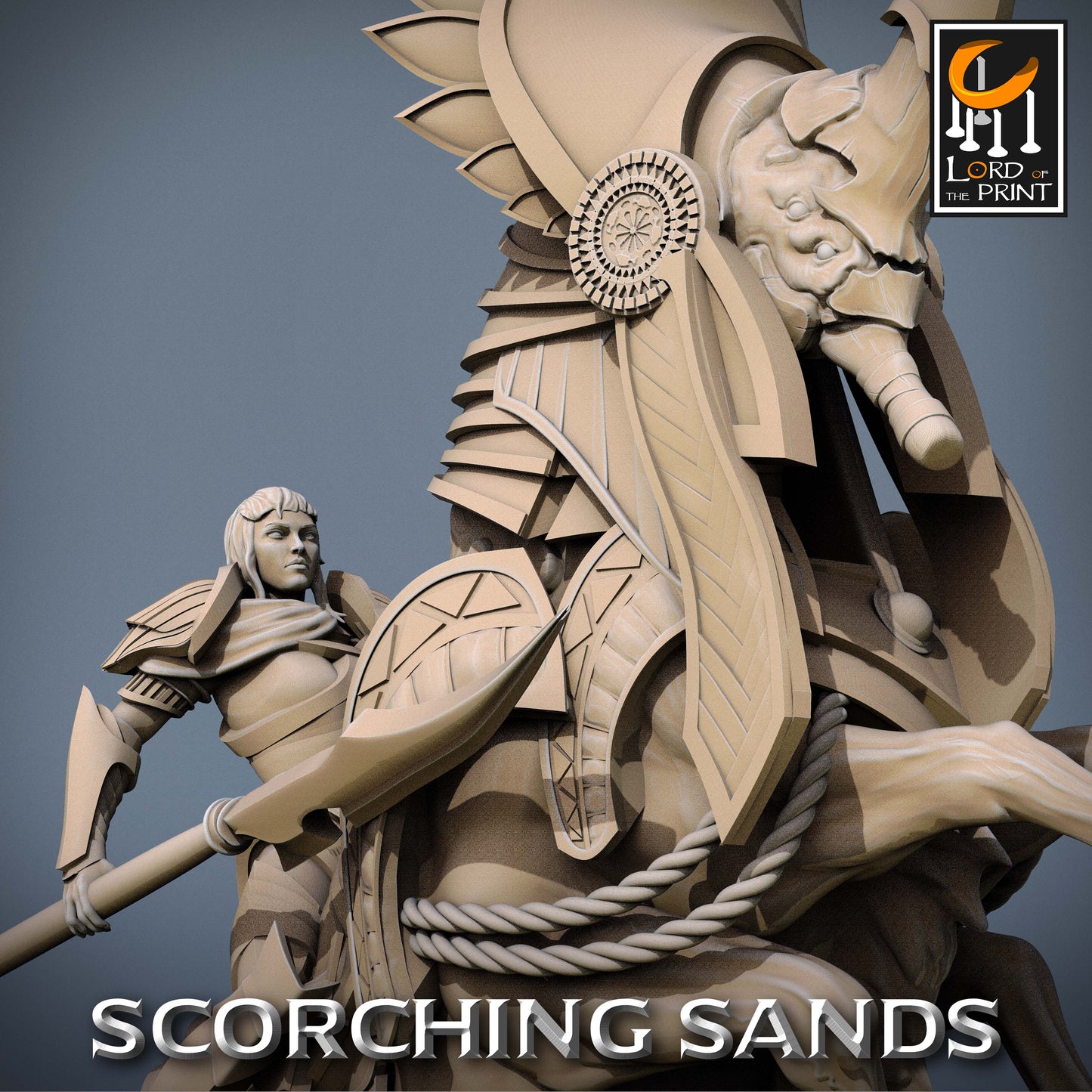 Scorching Sands: Egyptian Mount Lance