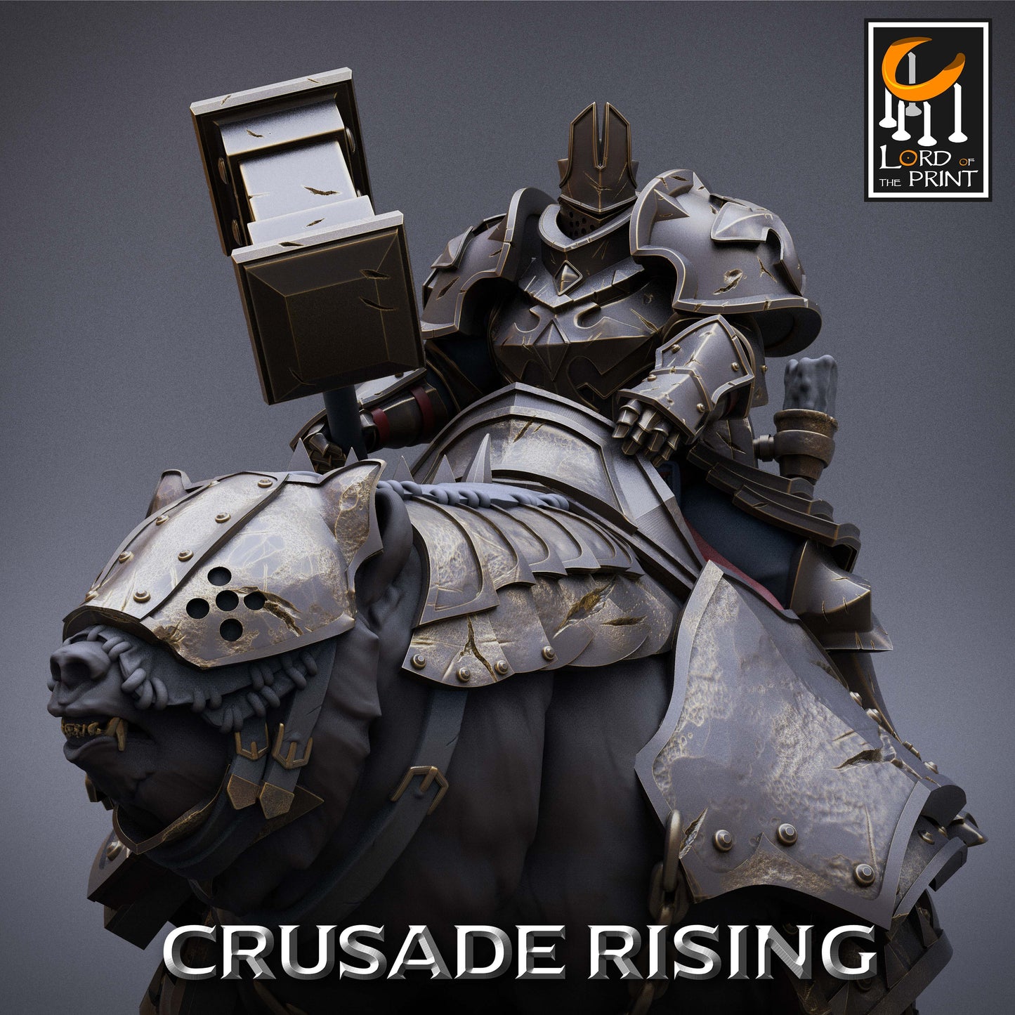 Crusade Rising Templar Bear Banner Soldier Watch