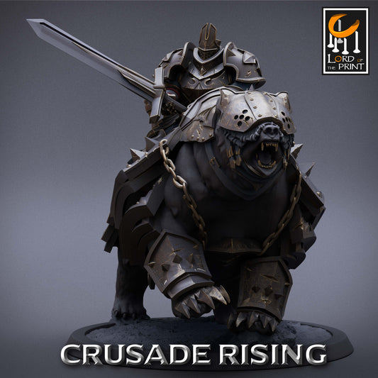 Crusade Rising Templar Bear Banner Sword Charge