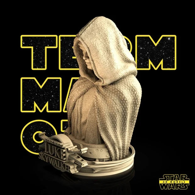 Luke Bust - Star Wars 3D Model