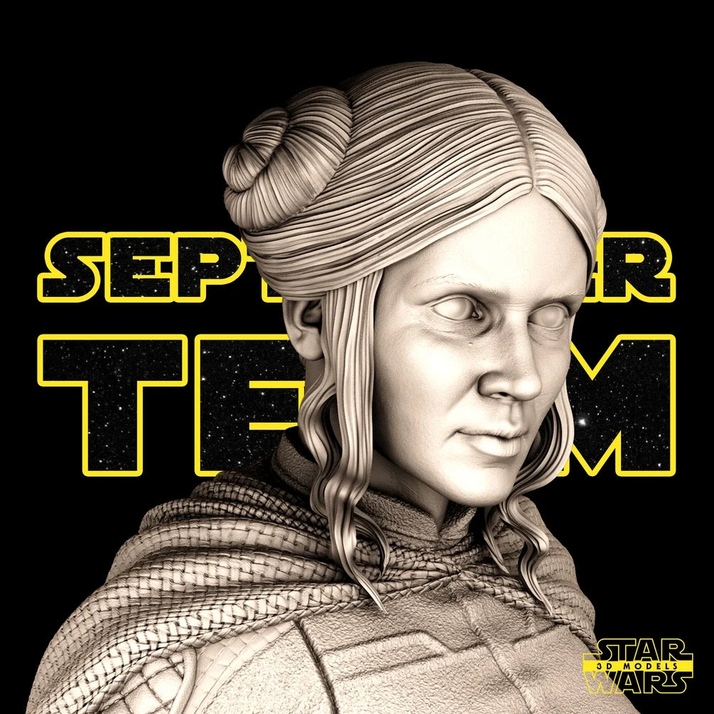 Leia Bust - Star Wars 3D Models