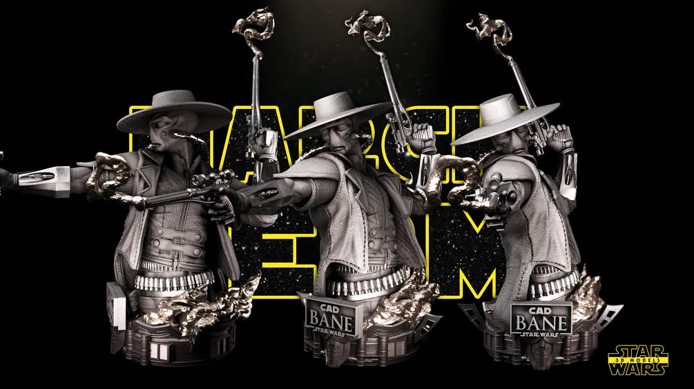 Cad Bane Bust - Star Wars 3D Models